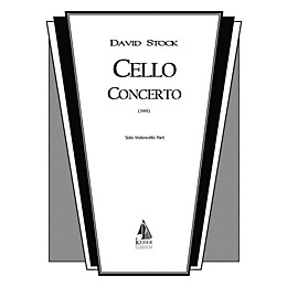 Lauren Keiser Music Publishing Cello Concerto (Cello Solo) LKM Music Series Composed by David Stock