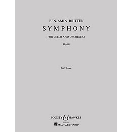 Boosey and Hawkes Symphony, Op. 68 (for Cello and Orchestra) Boosey & Hawkes Scores/Books Series by Benjamin Britten