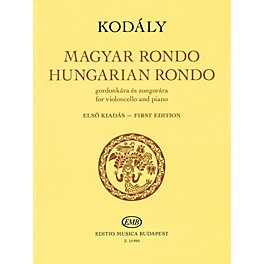 Editio Musica Budapest Hungarian Rondo (for Cello and Piano) EMB Series Softcover