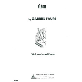 Boston Music Elegie (for Cello and Piano) Music Sales America Series