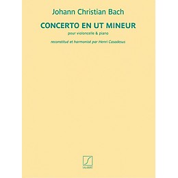 Salabert Concerto en ut mineur (for Cello and Piano) Salabert Series Softcover Composed by Johann Christian Bach