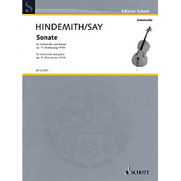 Schott Sonata Op. 11 for Cello and Piano (for Cello and Piano) String Series Softcover