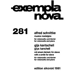 Sikorski Alfred Schnittke - Musica Nostalgica and Giya Kancheli - With a Smile for Slava String