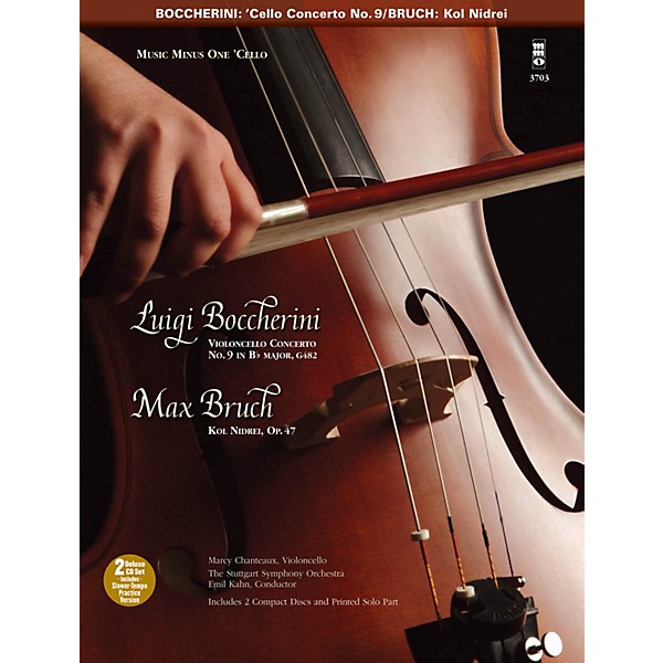 Nektar Boccherini - Violoncello Conc No. 9 in B-flat Major Music Minus One BK/CD by Chanteaux