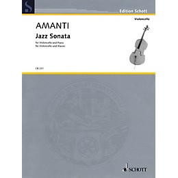Schott Jazz Sonata (Violoncello and Piano) Schott Series Softcover Composed by Lucio Franco Amanti