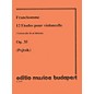 Editio Musica Budapest 12 Etudes, Op. 35 (Violoncello II ad lib.) (Violoncello Solo) EMB Series Composed by Auguste Franchomme thumbnail