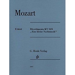 G. Henle Verlag Divertimento K525 Eine kleine Nachtmusik Henle Music by Mozart Edited by Wolf-Dieter Seiffert