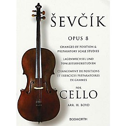 Bosworth Sevcik for Cello - Opus 8 Music Sales America Series Written by Otakar Sevcik