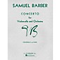 G. Schirmer Concerto (Score and Parts) String Solo Series Composed by Samuel Barber thumbnail