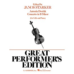 G. Schirmer Concerto in B Minor (Score and Parts) String Solo Series Composed by Antonín Dvorák Edited by J Starker