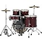 PDP by DW Encore 5-Piece Drum Kit with Hardware and Cymbals Ruby Red
