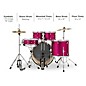 Open Box PDP by DW Encore 5-Piece Drum Kit with Hardware and Cymbals Level 1 Pink Tourmaline