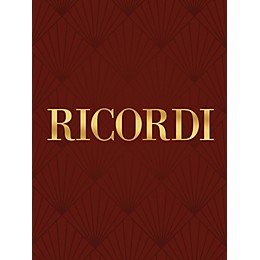 Ricordi Jephte Critical Edition, Lat/En (Vocal Score) SATB Composed by Gian Giacomo Carissimi Edited by Amisano