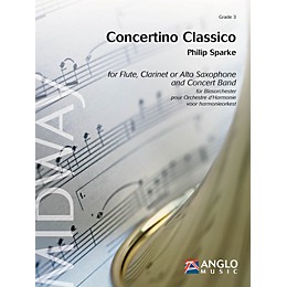 Anglo Music Press Concertino Classico for Flute and Concert Band Concert Band Level 4 Composed by Philip Sparke