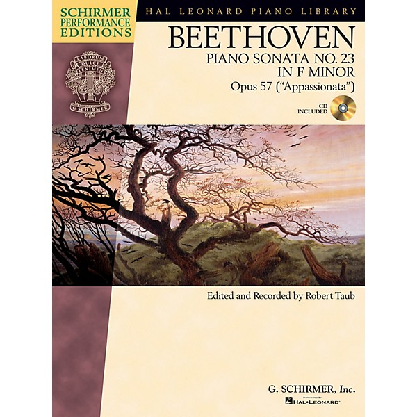 G. Schirmer Beethoven Sonata No 23 in F min Op 57 (Appassionata) Schirmer Performance Edition BK/CD Edited by Taub