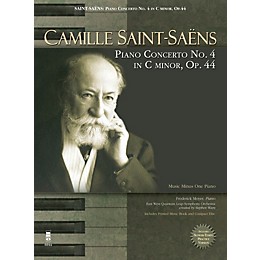 Nektar Camille Saint-Saens - Piano Concerto No. 4 in C Minor, Op. 44 Music Minus One Softcover with CD by Camille Saint-Saens