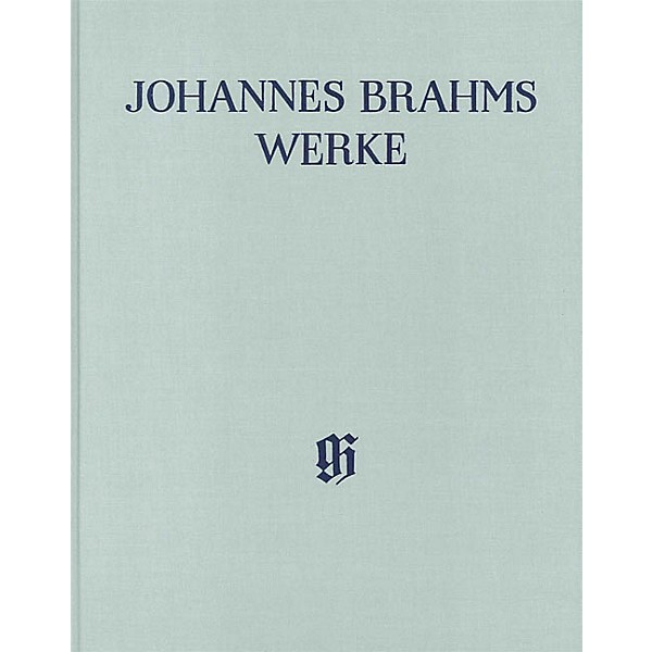 G. Henle Verlag Arrangements of Works by Other Composers for 1 or 2 Pa 4-Hands Henle Complete Hardcover by Brahms