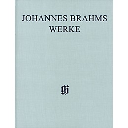 G. Henle Verlag Symphonies No. 1 in C minor, Op. 68 and No. 2 in D Major, Op. 73 Henle Complete Edition Series Hardcover