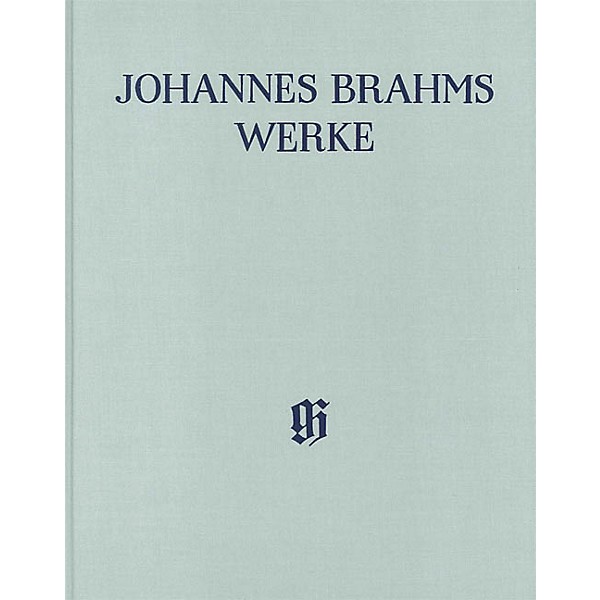 G. Henle Verlag Symphony No 4 E-Min Op 98 Arranged for One and Two Pa 4-Hands Henle Complete Edition Hardcover by Brahms