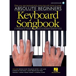 Music Sales Absolute Beginners - Keyboard Songbook Book/Audio Online