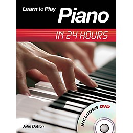 Music Sales Learn to Play Piano in 24 Hours Music Sales America Series Softcover with DVD Written by John Dutton