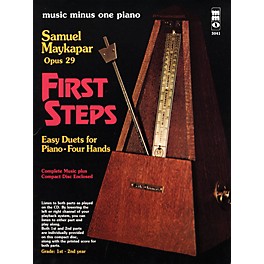 Nektar Samuel Maykapar - First Steps, Op. 29 Music Minus One Series Softcover with CD