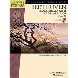 G. Schirmer Beethoven: Sonata No. 11 in B-flat Major Opus 22 Schirmer Performance Edition BK/CD Edited by Robert Taub