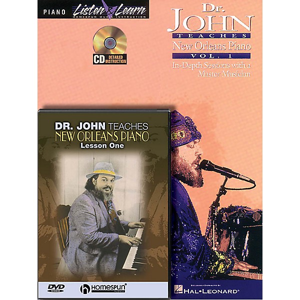 Homespun Dr. John - Piano Bundle Pack Homespun Tapes Series Softcover with DVD Written by Dr. John Rebennack