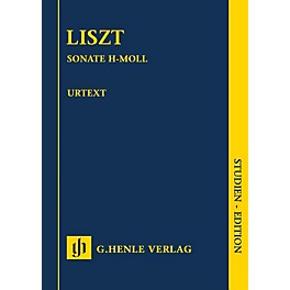 G. Henle Verlag Piano Sonata in B minor (Study Score - Revised Edition) Henle Study Scores Series Softcover