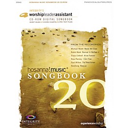 Integrity Music Hosanna! Music Songbook 20 Integrity Series CD-ROM Performed by Various