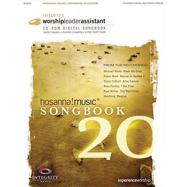 Integrity Music Hosanna! Music Songbook 20 Integrity Series CD-ROM Performed by Various