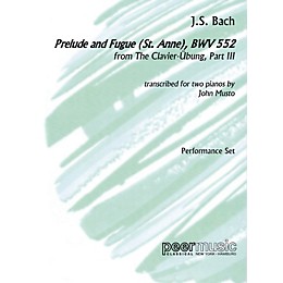 Peer Music Prelude and Fugue (St. Anne), BWV 552, from The Clavier-Übung, Part III Peermusic Classical by Bach