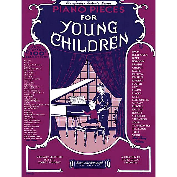 Music Sales Piano Pieces for Young Children Music Sales America Series Softcover
