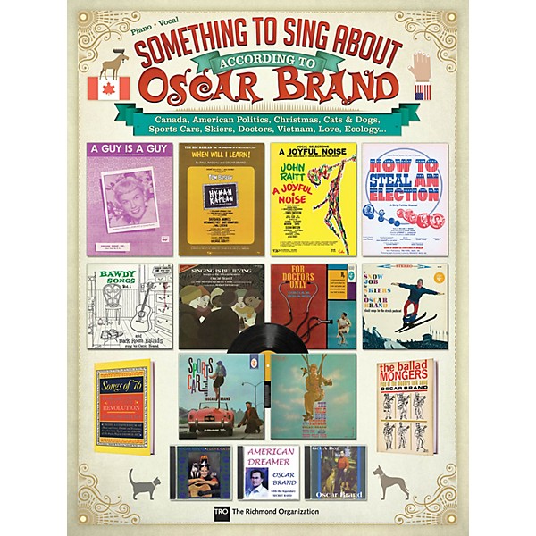 TRO ESSEX Music Group Something to Sing About According to Oscar Brand Richmond Music ¯ Folios Series Softcover