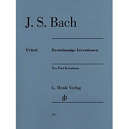 G. Henle Verlag Two Part Inventions Revised Edition - Paperbound with Fingerings Henle Music Folios Series Softcover