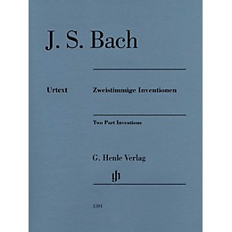G. Henle Verlag Two Part Inventions (Revised Edition - Paperbound Without Fingerings) Henle Music Folios Series Softcover