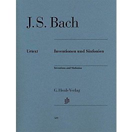 G. Henle Verlag Inventions and Sinfonias Henle Music Folios Series Softcover