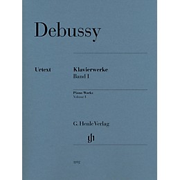 G. Henle Verlag Piano Works Henle Music Folios Softcover Composed by Claude Debussy Edited by Ernst-Gunter Heinemann