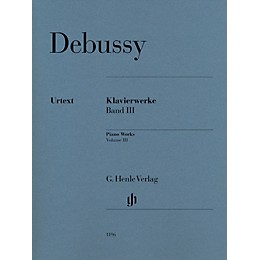 G. Henle Verlag Piano Works Henle Music Folios Softcover Composed by Claude Debussy Edited by Ernst-Günter Heinemann