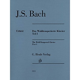 G. Henle Verlag Well-Tempered Clavier BWV 846-869 Part I Henle Music Folios Series Softcover by Johann Sebastian Bach