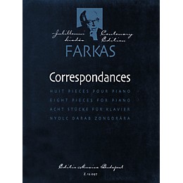 Editio Musica Budapest Correspondances (8 Pieces for Piano Solo) EMB Series