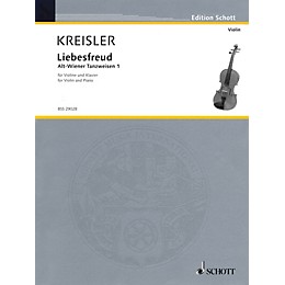 Schott Liebesfreud (Alt-Wiener Tanzweisen I) Schott Series
