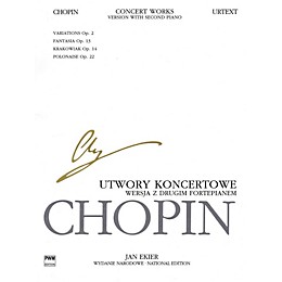 PWM Concert Works for Piano and Orch - Version with 2nd Piano PWM Softcover by Chopin Edited by Jan Ekier