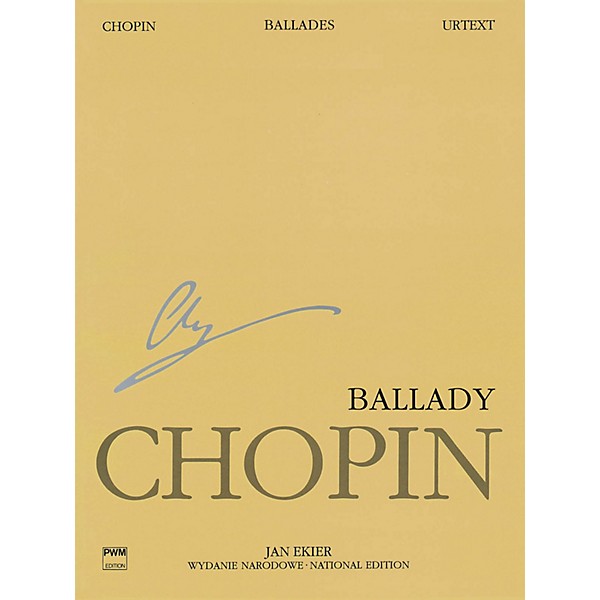 PWM Ballades (Chopin National Edition Volume I) PWM Series Softcover