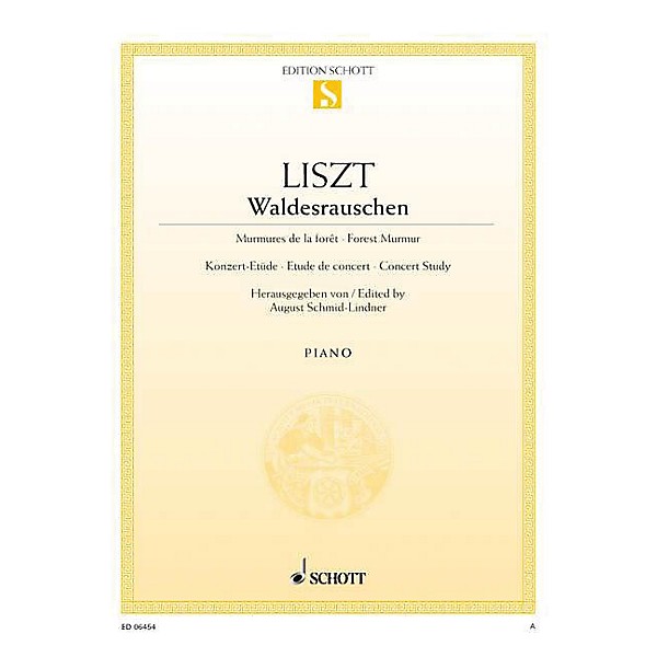 Schott Forest Murmur, Waldesrauschen (Concert Study) Schott Series