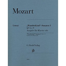 G. Henle Verlag Wolfgang Amadeus Mozart - Wunderkind Sonatas, Volume 1, K. 6-9 Henle Music Softcover Edited by Seiffert