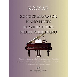 Editio Musica Budapest Piano Pieces EMB Series Softcover Composed by Miklós Kocsár