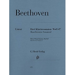 G. Henle Verlag 3 Piano Sonatas WoO 47 (Kurfürsten-Sonatas) Henle Music Folios Series Softcover