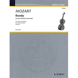 Schott Rondo from the Haffner-Serenade, KV. 250 (Kreisler Masterpieces for Violin) Schott Series