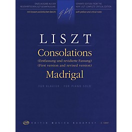 Editio Musica Budapest Consolations (First Version and Revised Version) and Madrigal EMB Series Softcover